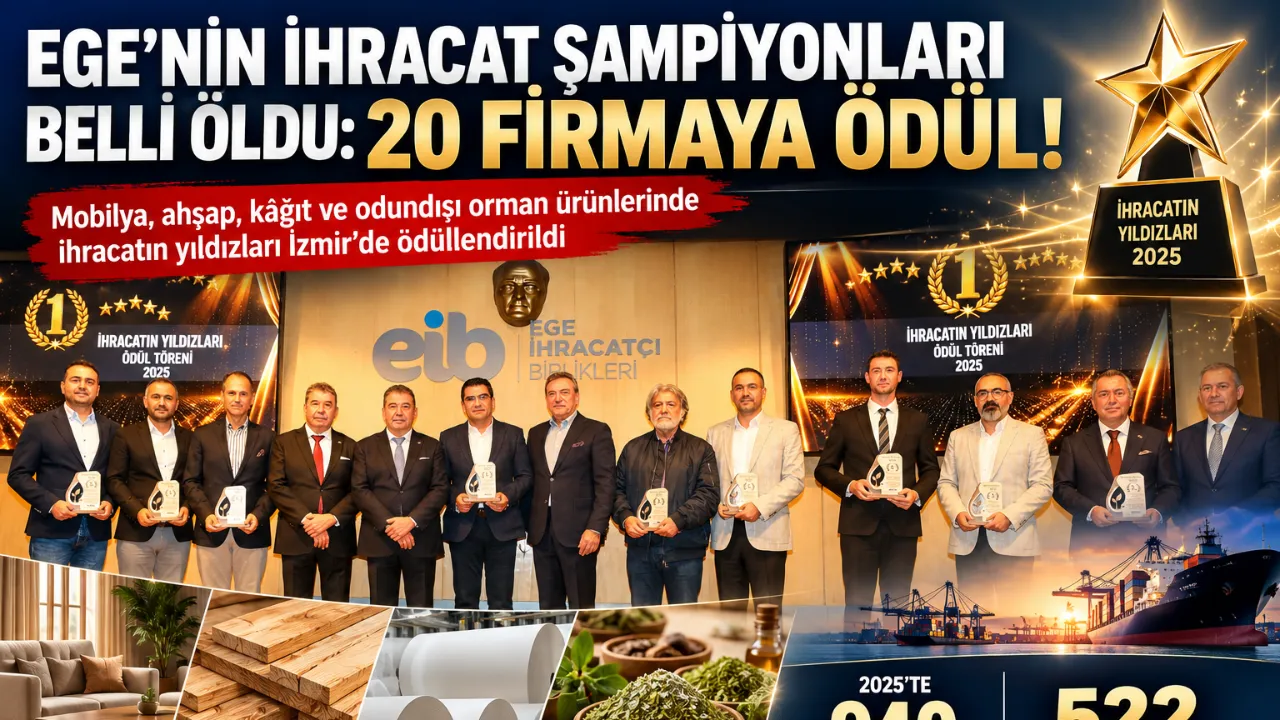 İhracatta 522 milyon dolarlık katkı ödülle taçlandı