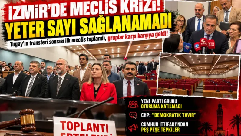 İzmir Büyükşehir Meclisi’nde ilk kriz