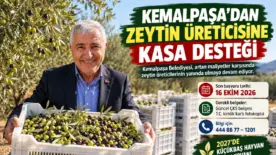 Kemalpaşa’da Zeytin Kasası Desteği